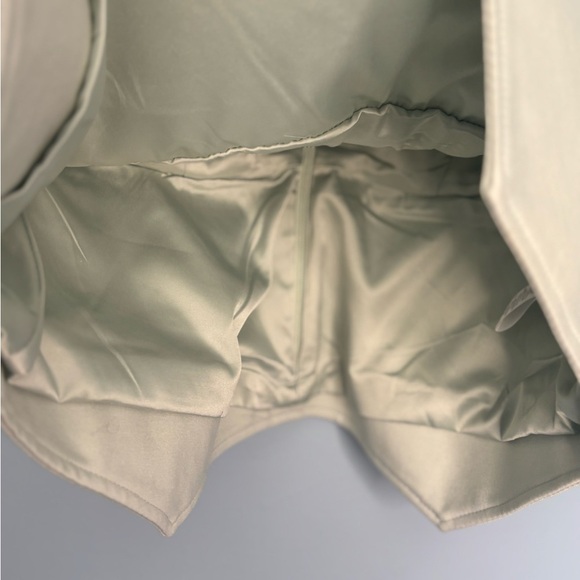 G.I.L.I. Black Mixed Media Sleeveless Top Faux Leather, Size 8 Chic Edgy Seafoam - Picture 6 of 6